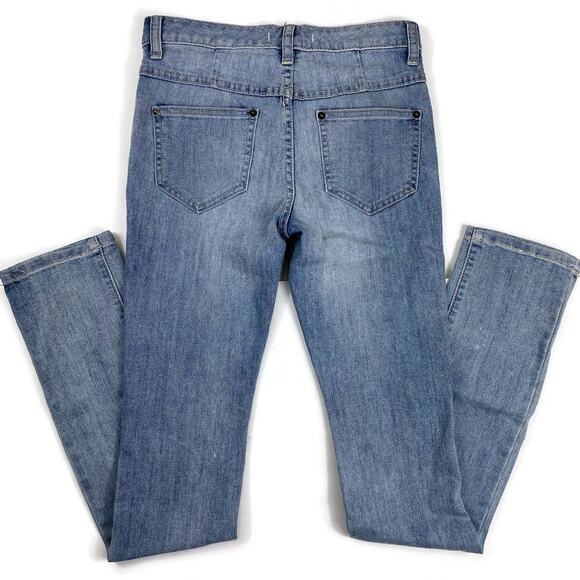 Free People High Rise Jeans Light Wash Denim Skinny Womens Sz 25 61855-16515125 - Picture 2 of 9